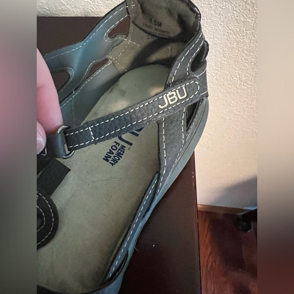 JBU Memory Foam Purple Sandals Size 8.5 - Picture 10 of 10